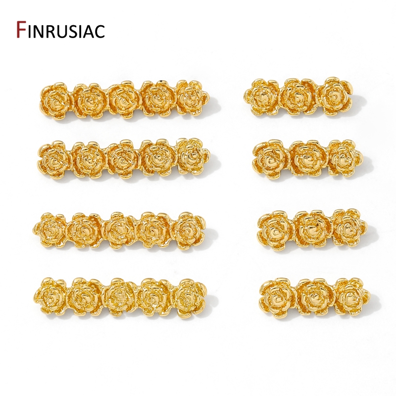 18K Altın Kaplama Pirinç Gül Ç - Flower Supplies incelemesi ve fiyatı