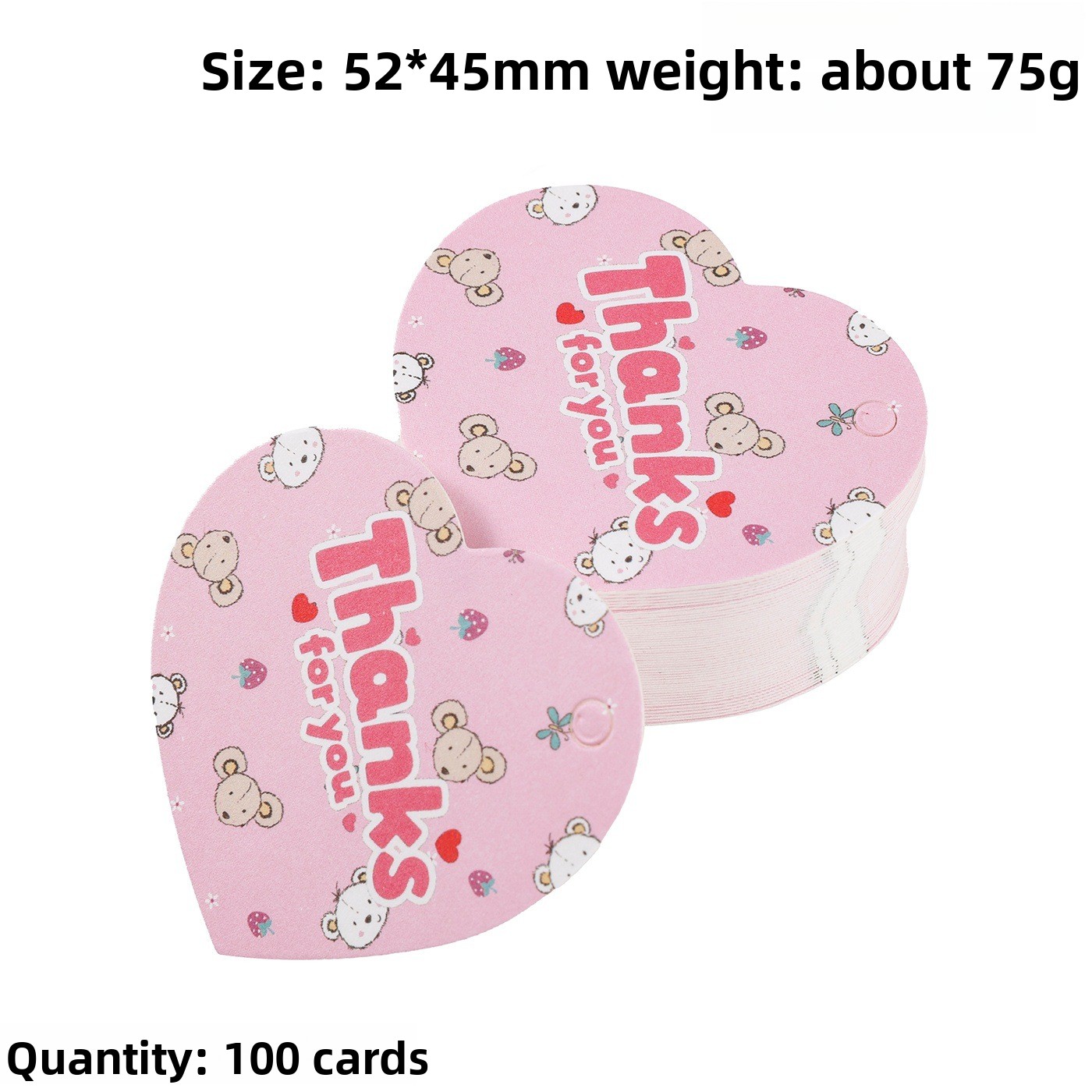 100 adet Teşekkür Hediye Etike - Flower Supplies incelemesi ve fiyatı
